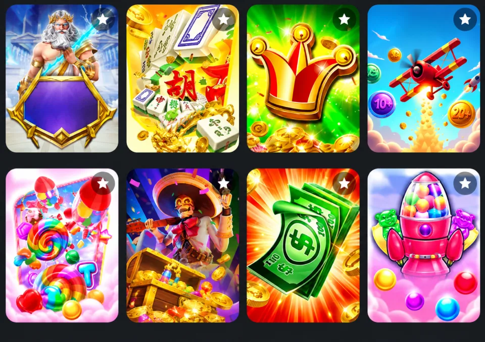 Game Lobby do APP 7win com os jogos mais quentes